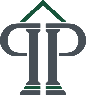 Peak & Pillar logo: a pillar beneath a peaked roof